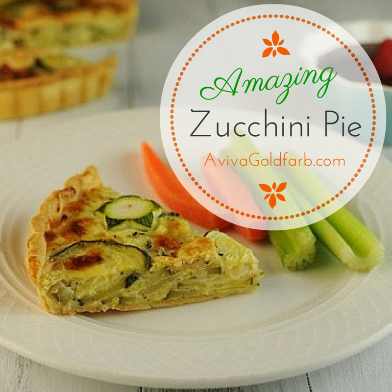 Amazing Zucchini Pie - AvivaGoldfarb.com 2