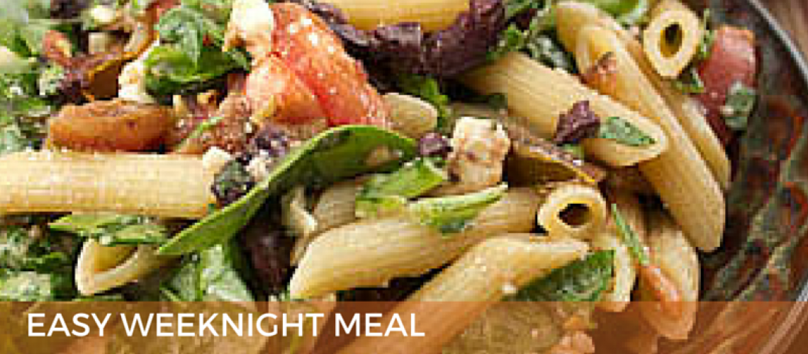 Pasta Salad with Argula or Spinach - AvivaGoldfarb.com